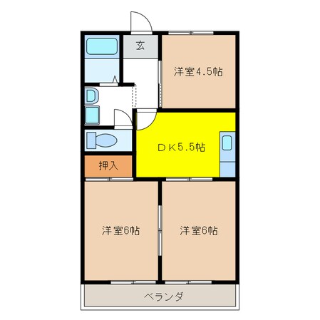 アルデアＭの物件間取画像